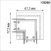 Соединитель L-образный Novotech Shino Smal 135280