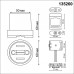 Основание для трека-ремня Novotech Shino 135260