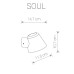 Уличный настенный светильник Nowodvorski Soul 9555