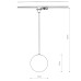 Трековый трехфазный светильник Nowodvorski Ctls Ctls Snowball Black 11295