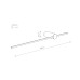 Настенный светильник Nowodvorski Saber Led M Black 10312