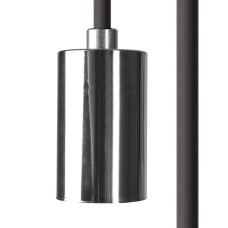 Патрон с кабелем Nowodvorski Cameleon Cable E27 Black/Chrome 8656