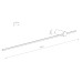 Настенный светильник Nowodvorski Saber Led L Black 10314