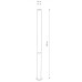 Ландшафтный светильник Nowodvorski Mia Led L Black 11375