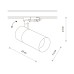 Трековый трехфазный светильник Nowodvorski Ctls Tinos Led White 10395