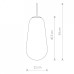 Плафон стеклянный Nowodvorski Cameleon PEAR L TR/G 8532