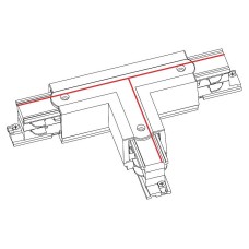 Соединитель T-образный для треков Nowodvorski Ctls Power 8243
