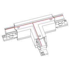 Токопровод T-образный правый Nowodvorski Ctls Power 8703