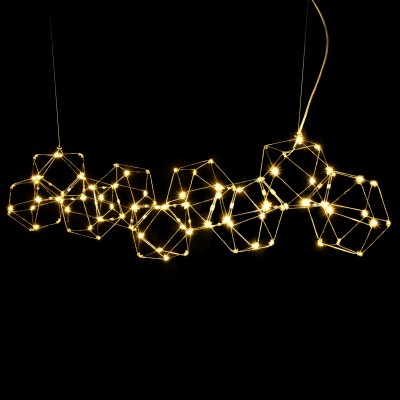 Подвесная люстра O-LUCE Bjork в линию без вставок 10964-5