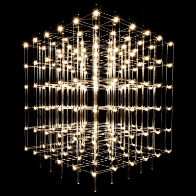 Подвесная люстра O-LUCE Cosmic Glass ячейка 15*15 см 1094011-0