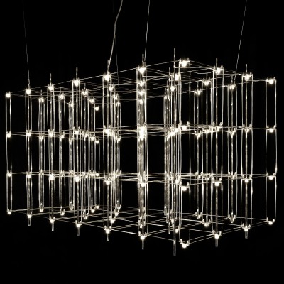 Подвесная люстра O-LUCE Cosmic Glass ячейка 20*20 см 11787611-2