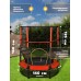 Батут ONLYTOP, d=140 см, высота сетки 125 см, цвет красный