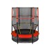 Батут ONLYTOP, d=140 см, высота сетки 125 см, цвет красный