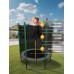 Батут ONLYTOP, d=183 см, высота сетки 150 см, цвет серый