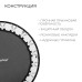 Батут детский ONLYTOP, d=122 см, цвета МИКС