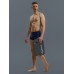 Доска для плавания ONLYTOP, 44х28х3,3 см, цвет чёрный