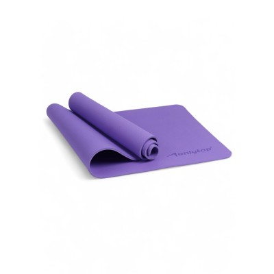 Коврик для фитнеса и йоги ONLYTOP, 183×61× 0.8 см, фиолетовый