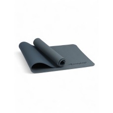 Коврик для фитнеса и йоги ONLYTOP, 183×61× 0.8 см, графитовый