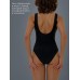 Купальник спортивный ONLYTOP, размер XS (42), чёрный