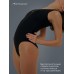 Купальник спортивный ONLYTOP, размер М (46), чёрный