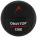 Медицинбол ONLYTOP, 12 кг, d=31 см