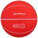 Медицинбол ONLYTOP, 4 кг, цвет красный