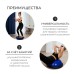 Полусфера BOSU гимнастическая ONLYTOP, с насосом, 58х25 см, цвет синий