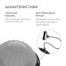 Полусфера BOSU гимнастическая ONLYTOP, массажная, с насосом, 46х20 см, цвет серый
