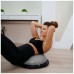 Полусфера BOSU гимнастическая ONLYTOP, массажная, с насосом, 46х20 см, цвет серый