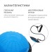 Полусфера BOSU гимнастическая ONLYTOP, массажная, с насосом, 46х20 см, цвет синий
