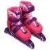 Роликовые коньки раздвижные ONLYTOP, р. 30-33, колёса PVC 64 мм
