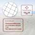Сетка волейбольная ONLYTOP с тросом, ячейка 12×12, нить 1,5 мм, кант сверху