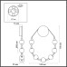 Настенный светильник Odeon Light Crystal 5008/25WL