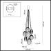 Подвесная люстра Odeon Light Mussels 5038/8