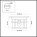 Накладной светильник Odeon Light Virta 4044/1C