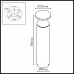 Наземный низкий светильник Odeon Light NATURE 7119/12GL