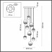 Подвесная люстра Odeon Light Roni 5037/84L