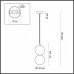 Подвесной светильник Odeon Light Twixy 4980/1A