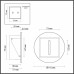 Встраиваемый светильник Odeon Light Escala 7053/3WL