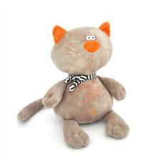 Мягкая игрушка «Кот Батон», 20 см, цвет серый