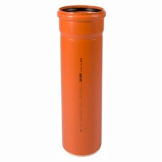 Труба Ostendorf 110x1000 мм KGEM Наруж.кан. PVC рыжий