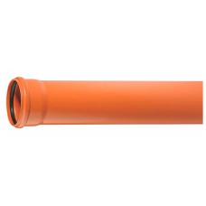 Труба Ostendorf 110x5000мм KGEM SN8 НК PVC цв.рыжий