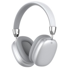 Наушники PERO BH02 ULTIMATE, беспроводные, BT 5.0, микрофон, 300 мАч, до 12 часов, серебристые