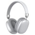 Наушники PERO BH02 ULTIMATE, беспроводные, BT 5.0, микрофон, 300 мАч, до 12 часов, серебристые