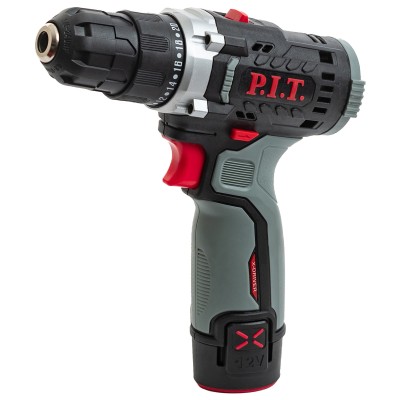 Дрель PIT аккумуляторная PBM12K-10A/1 X-DRIVER (12В,25Нм, патр10 мм, 2ск, АКБ 1,5Ач,ЗУ,коробка)