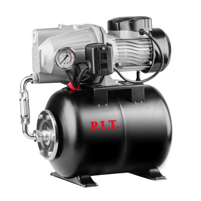Станция насосная P.I.T. POG750-P (750Вт, напор 45м, бак 24л, произв-ть 46л/мин, чугун)