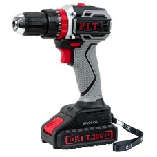 Дрель PIT ударная бесщеточная аккум. PSR18-D4 20В (2 Li акк 1,5 Ач, 40Нм, фикс. шпинд.кейс)