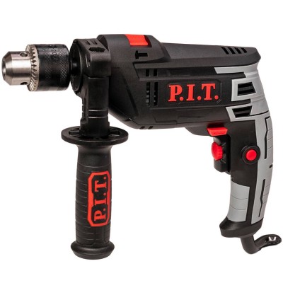 Дрель P.I.T. ударная PSB13-C7 (850Вт, ключевой патрон 13мм, 0-3000 об/мин)