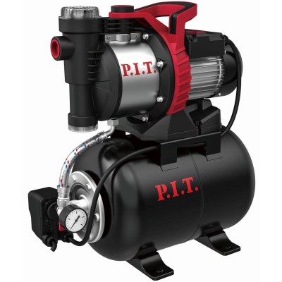 Станция насосная P.I.T. POG1100-P1 (1100Вт, напор 45м, бак 24л, произв-ть 63л/мин,удар. пласт)