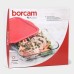 Форма для запекания Paşabahçe Borcam, 3 л, 28,2×31,7 см, стекло, с красной крышкой, прозрачная
